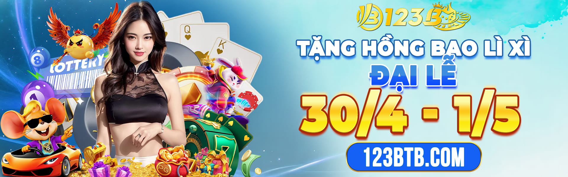 123b tặng hồng bao lì xì