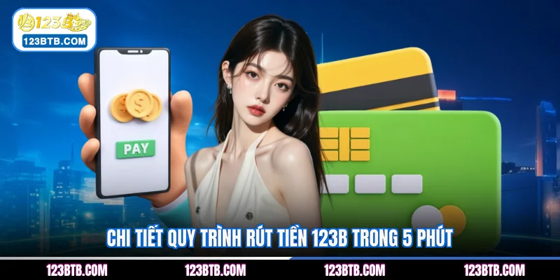 Chi tiết quy trình rút tiền 123B trong 5 phút