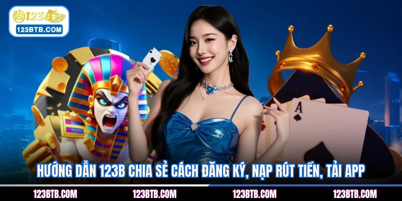 Hướng dẫn 123B chia sẻ cách đăng ký, nạp rút tiền, tải app