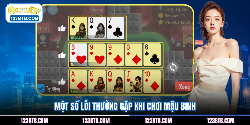 Một số lỗi thường gặp khi chơi mậu binh