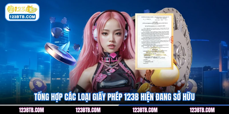 Tổng hợp các loại giấy phép 123B hiện đang sở hữu